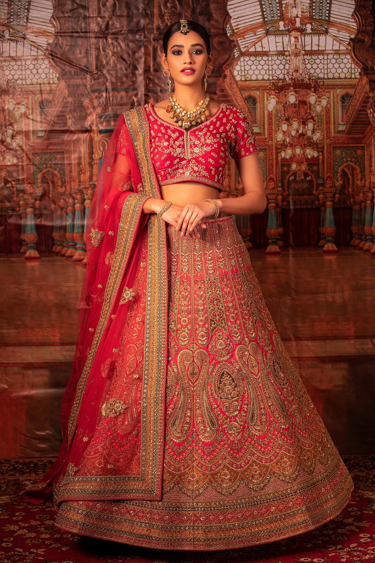 red indian dresses for wedding Red Indian Wedding Dress