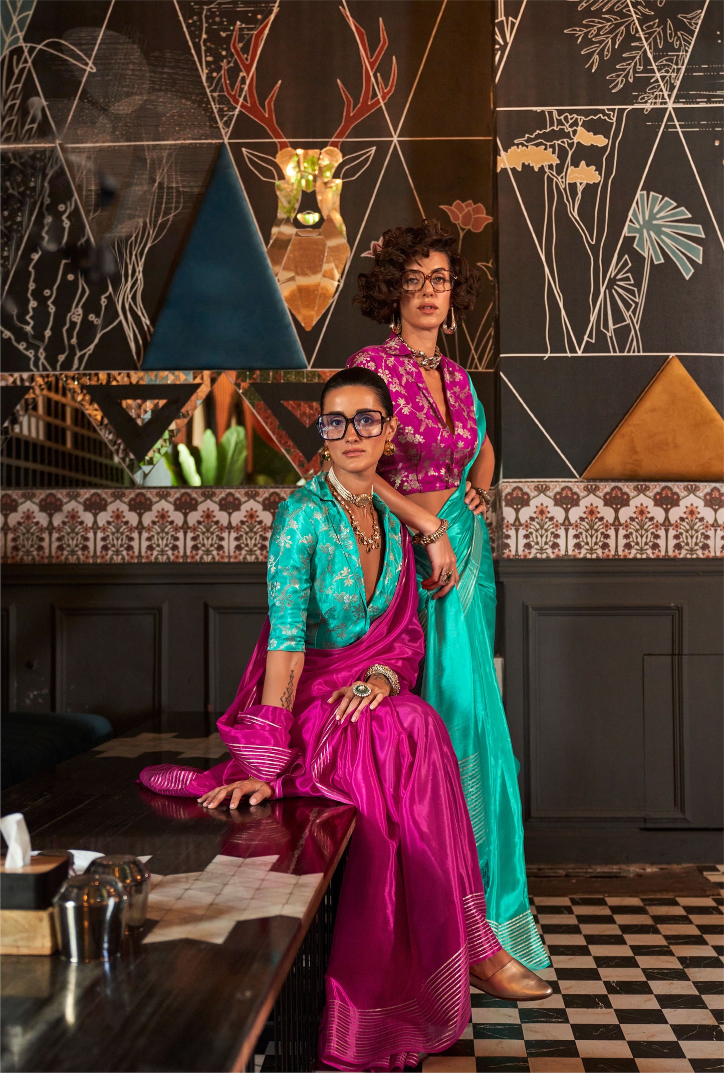 Pink Konditori Pure Viscose Handloom Saree