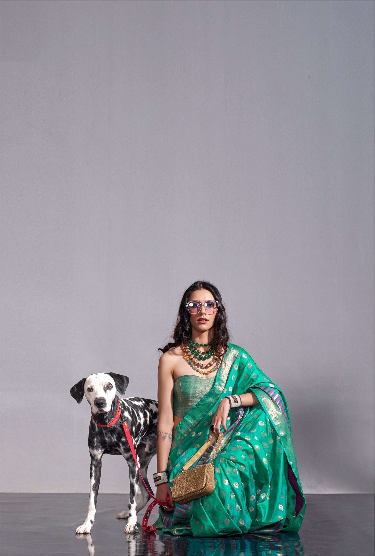 Green Kodai Handwoven Silk Saree