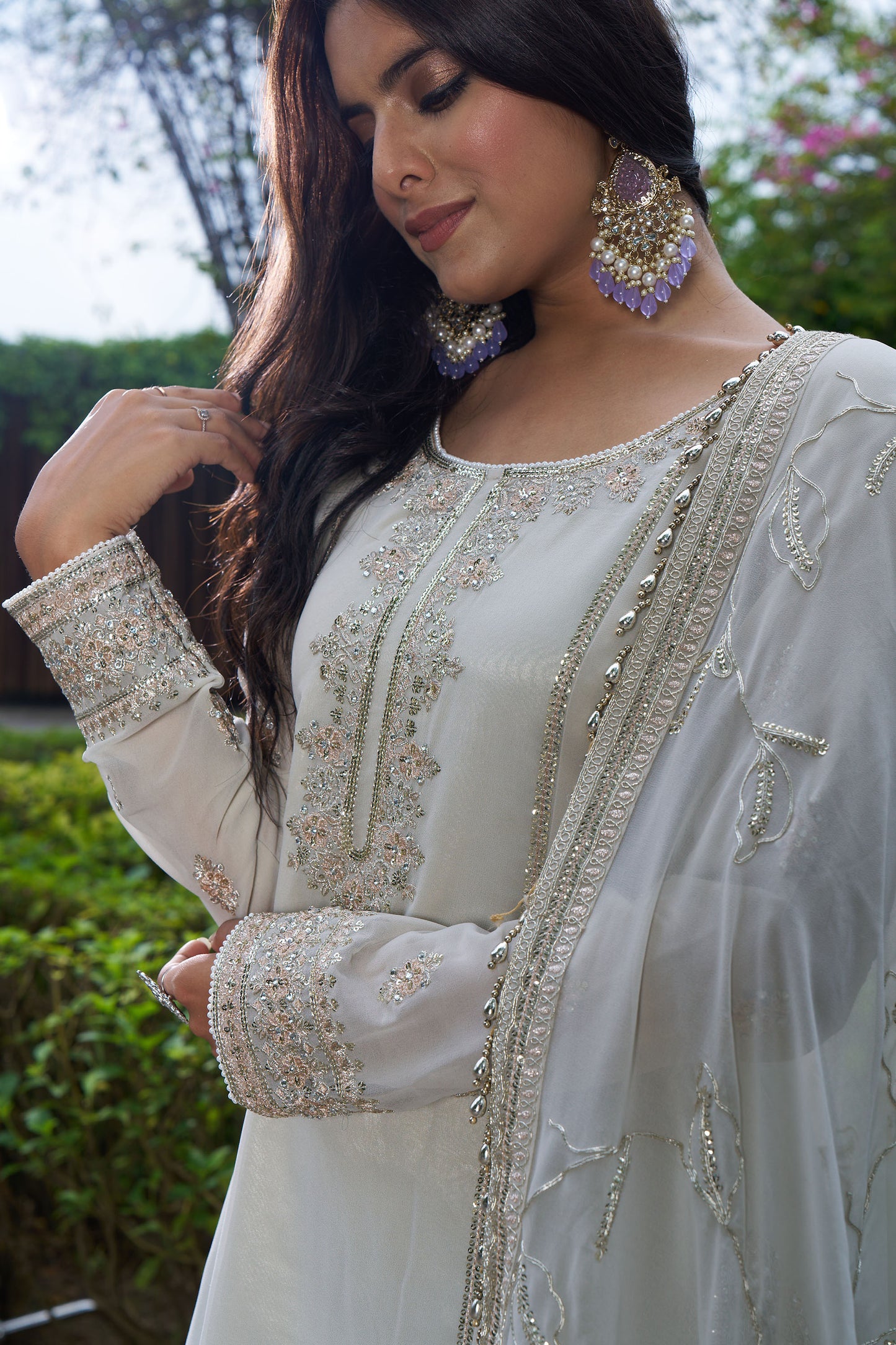 Pastel Green Sharara Eid Suit