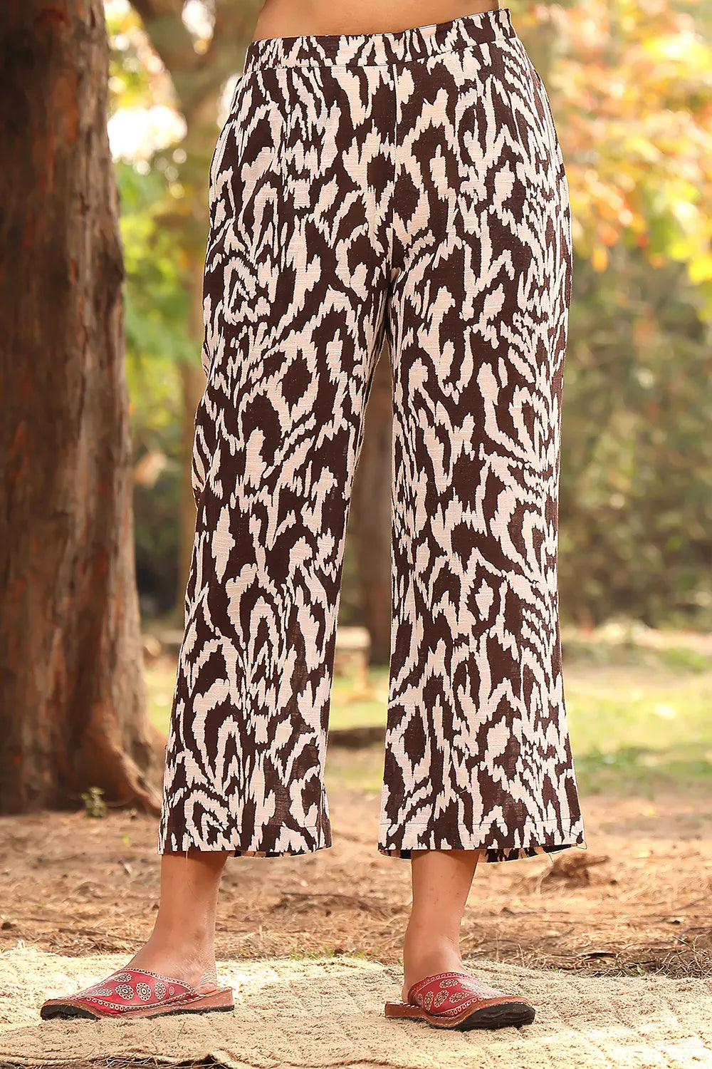 Chocolate Brown Pure Cotton Coord-Set