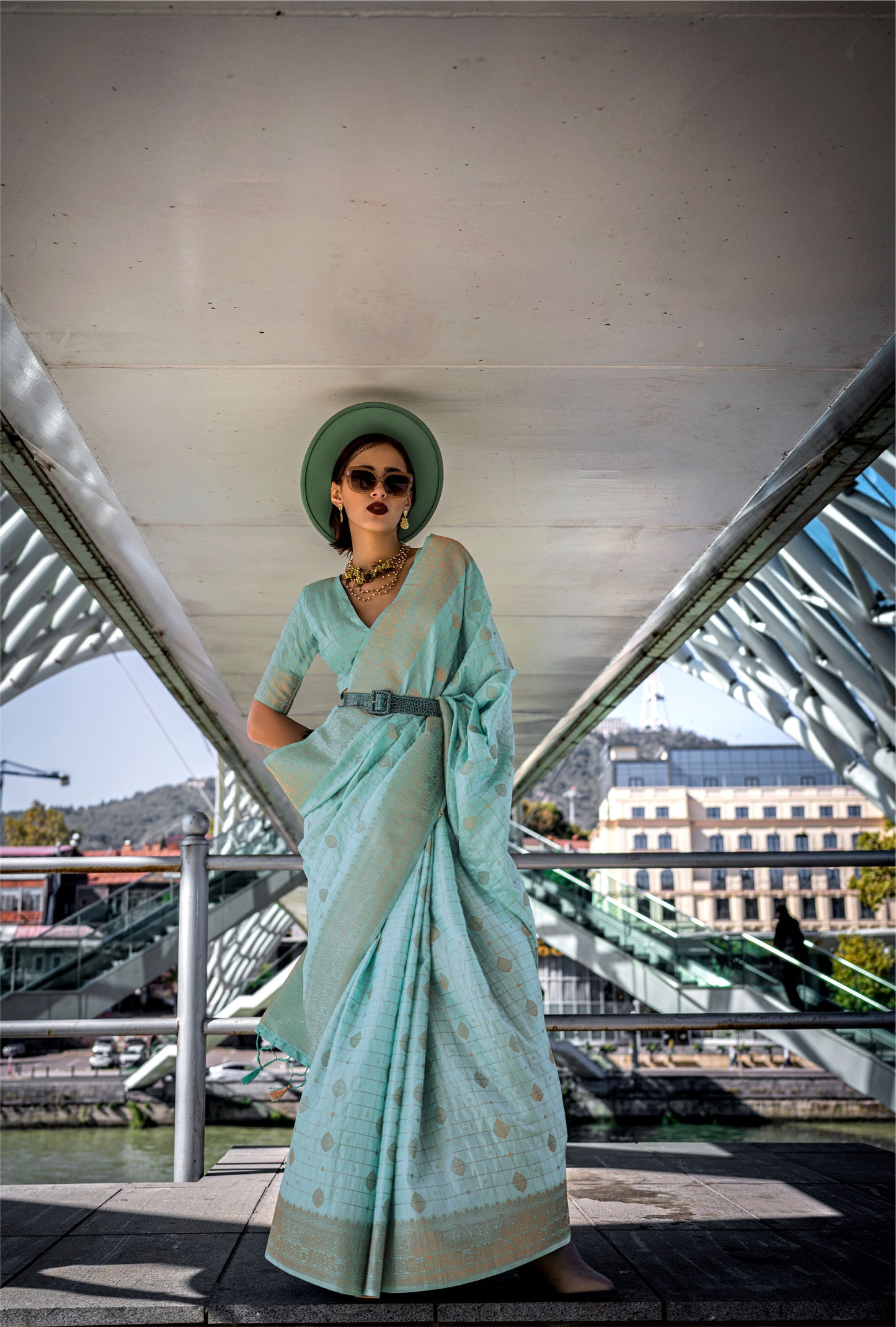 Green Kakuna Katan Silk Handloom Saree