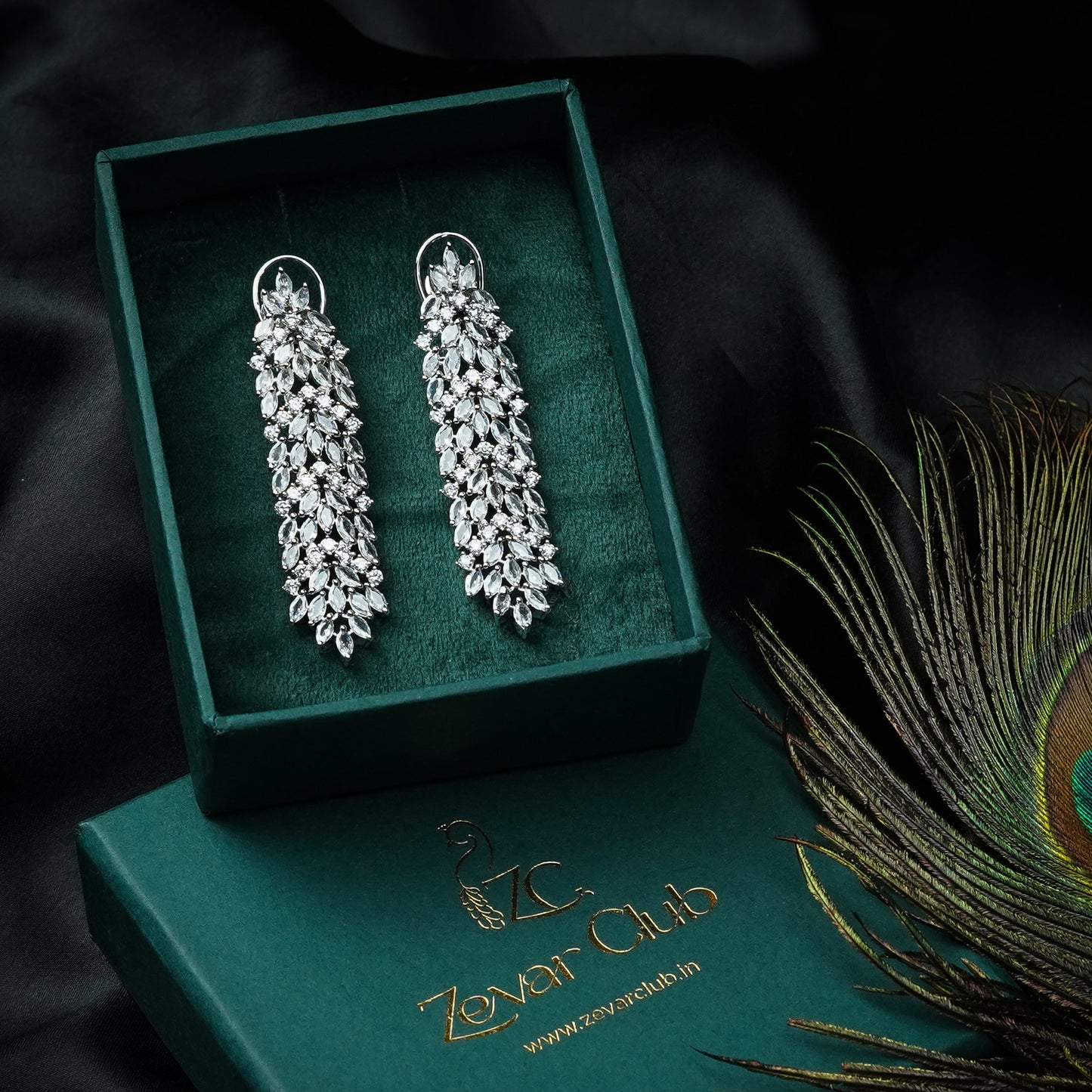 Ruhani Diamond Danglers