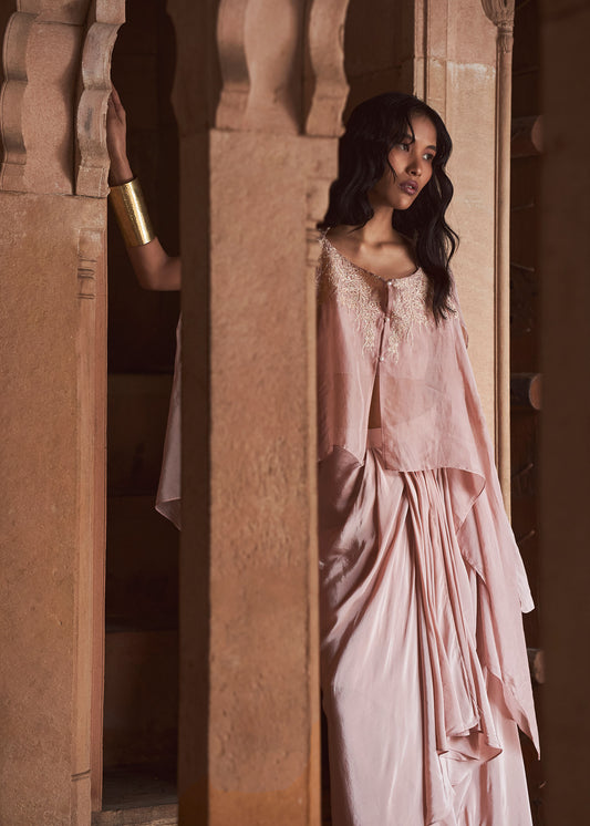 Shanaya Shanaya's Elegant Draped Skirt Set