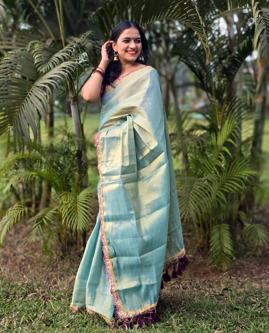 Blue Mirage Saree