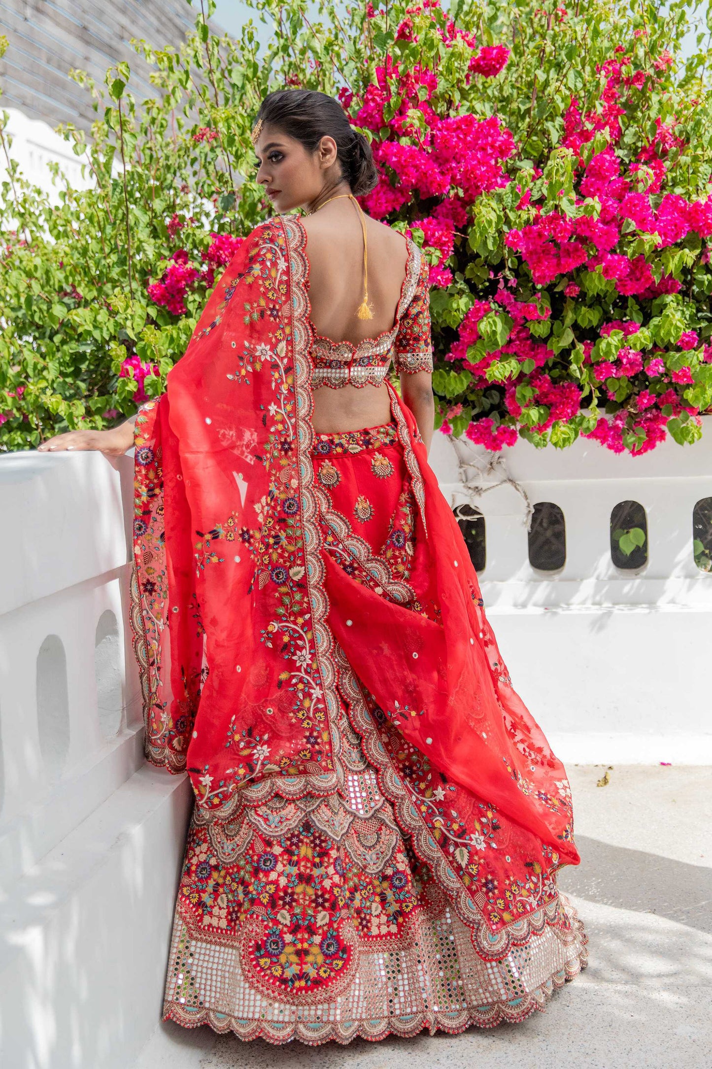 Mirror Work Bridal Lehenga