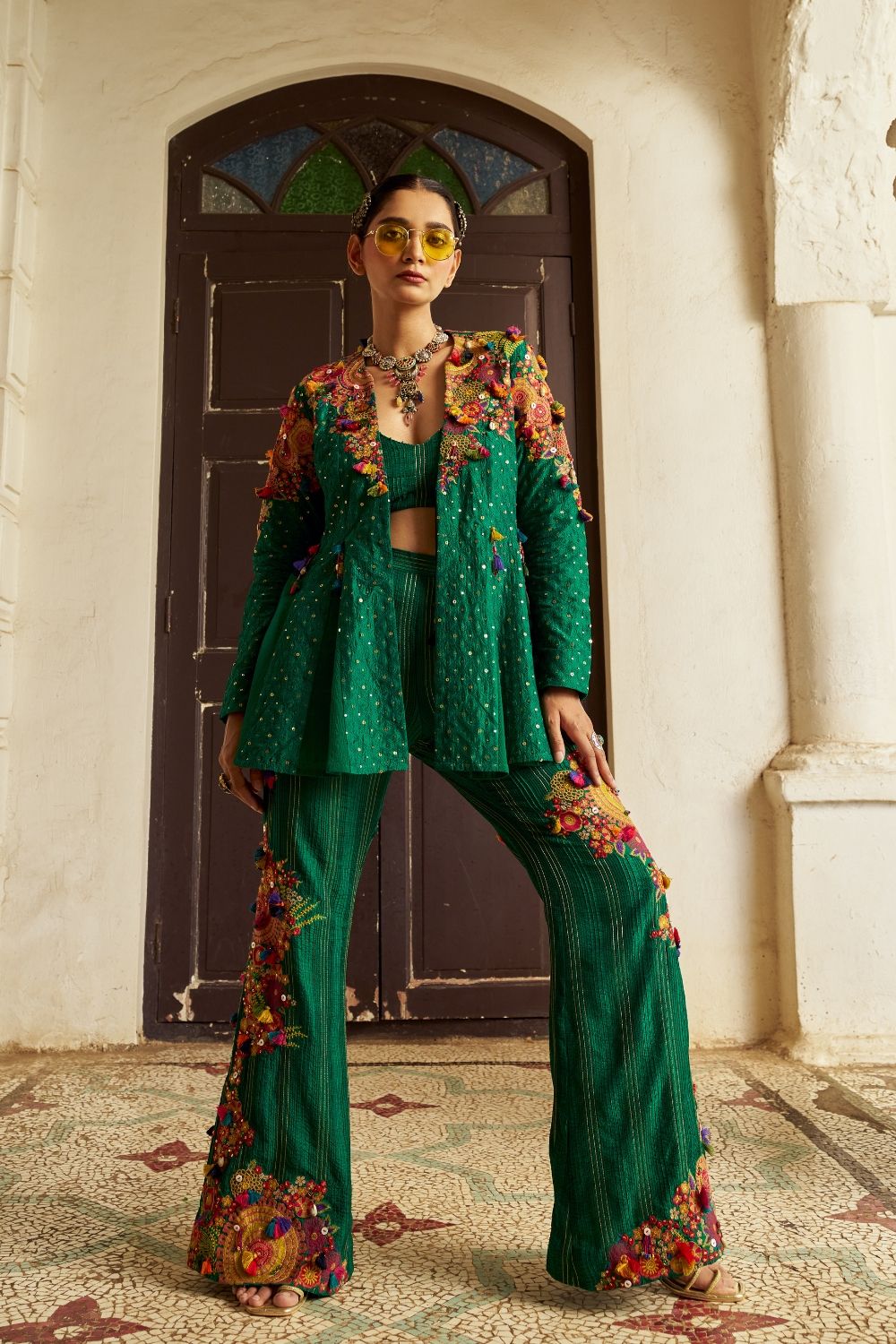 slim fit dress slacks Satin Western Dress main image 1