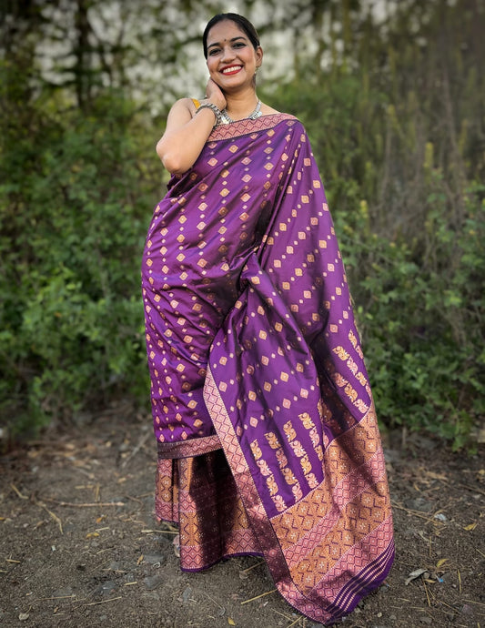 Surmayi Mekhela Chador