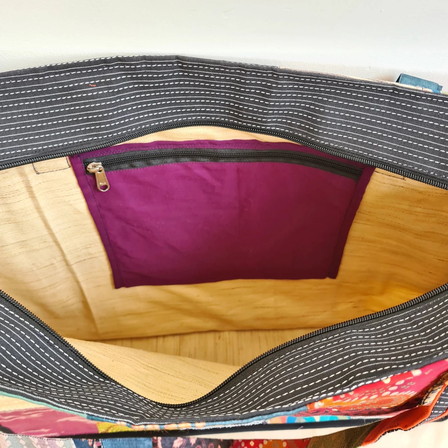 Big Patch embroidered bag