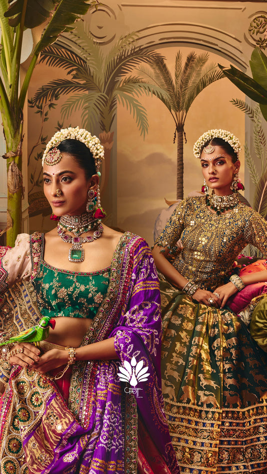 Custom Green swayamvar Bridal