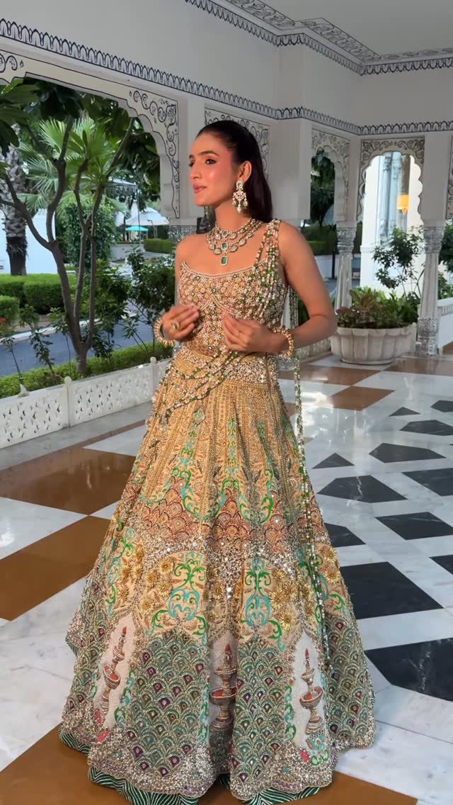 Custom bridal lehenga
