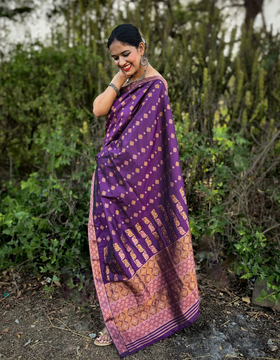 Surmayi Mekhela Chador