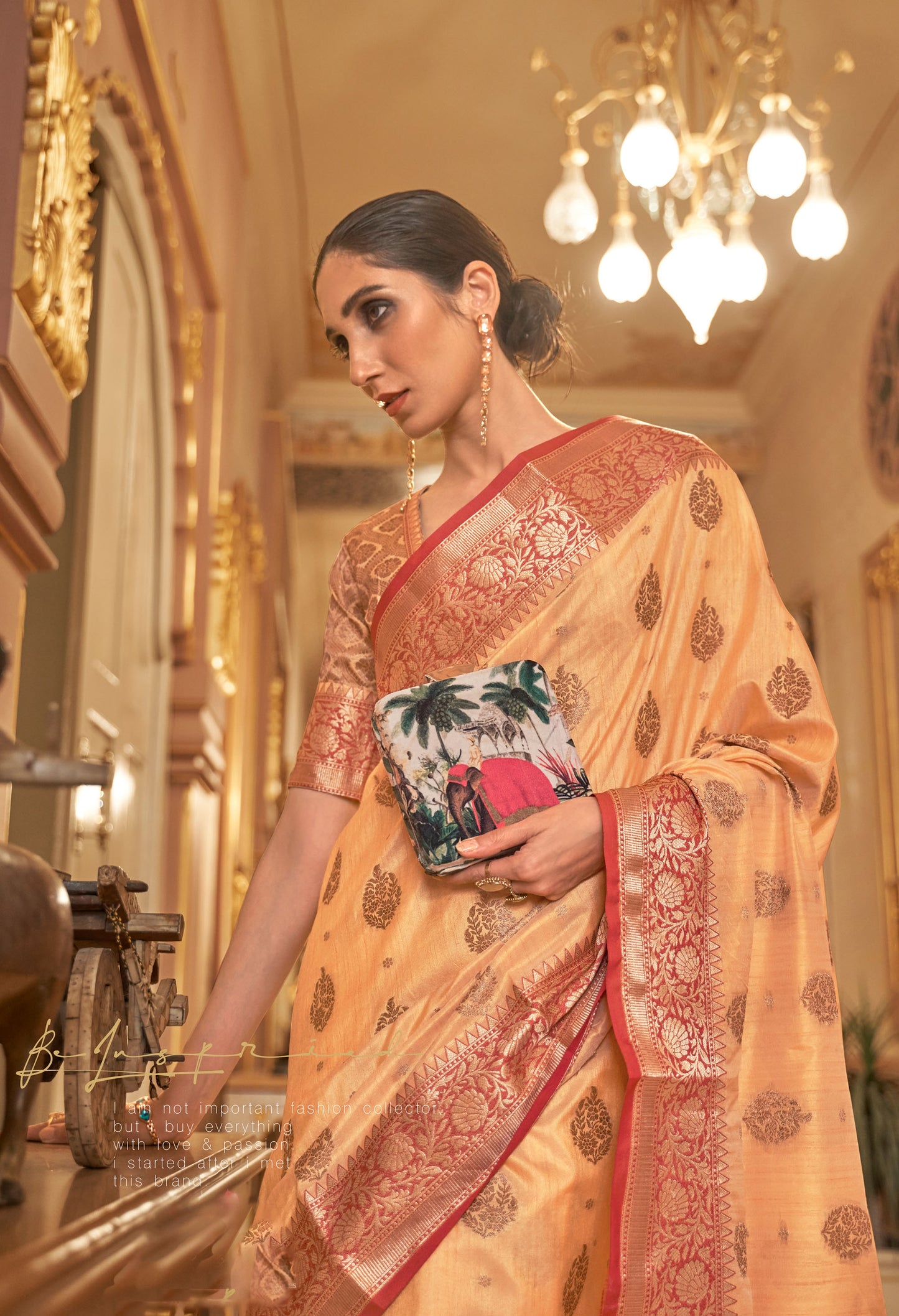 Dark Mustard Karmani Silk Handloom Saree