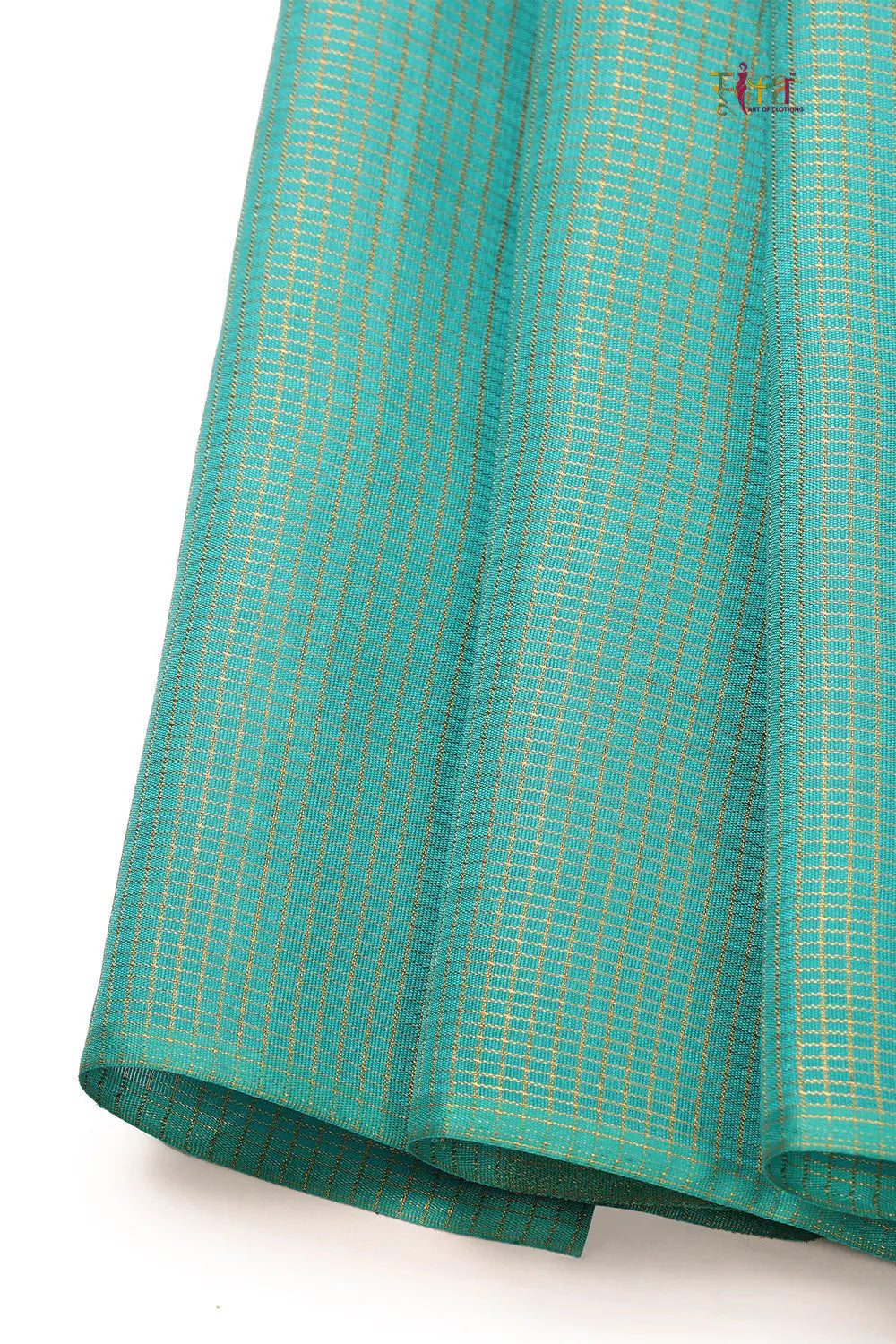 Tuscany Yellow Handloom Kanchipattu Saree With Blue Green Gold Zari Pallu