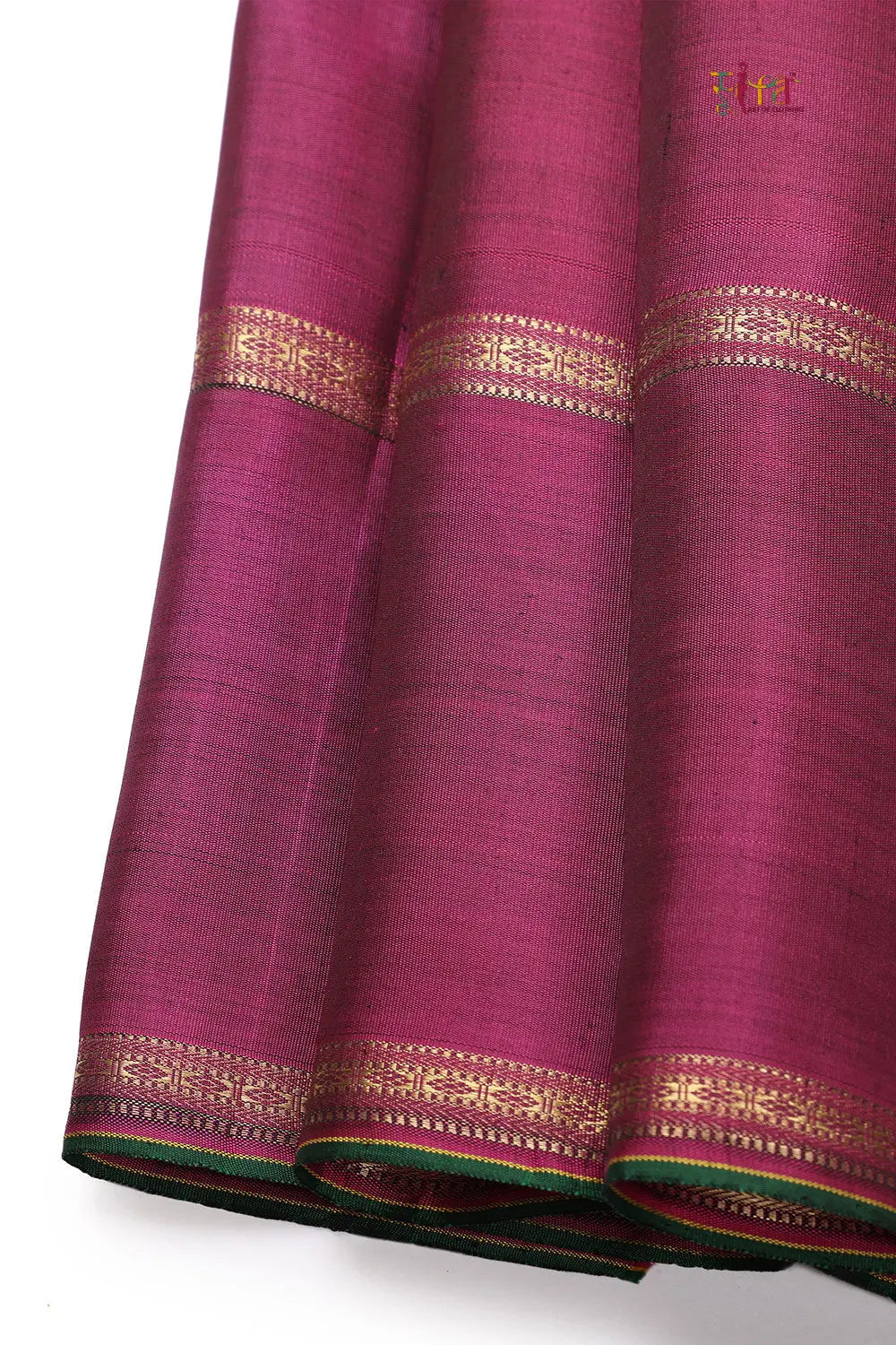 Handloom Black Kanchipattu Saree With Bird Motifs