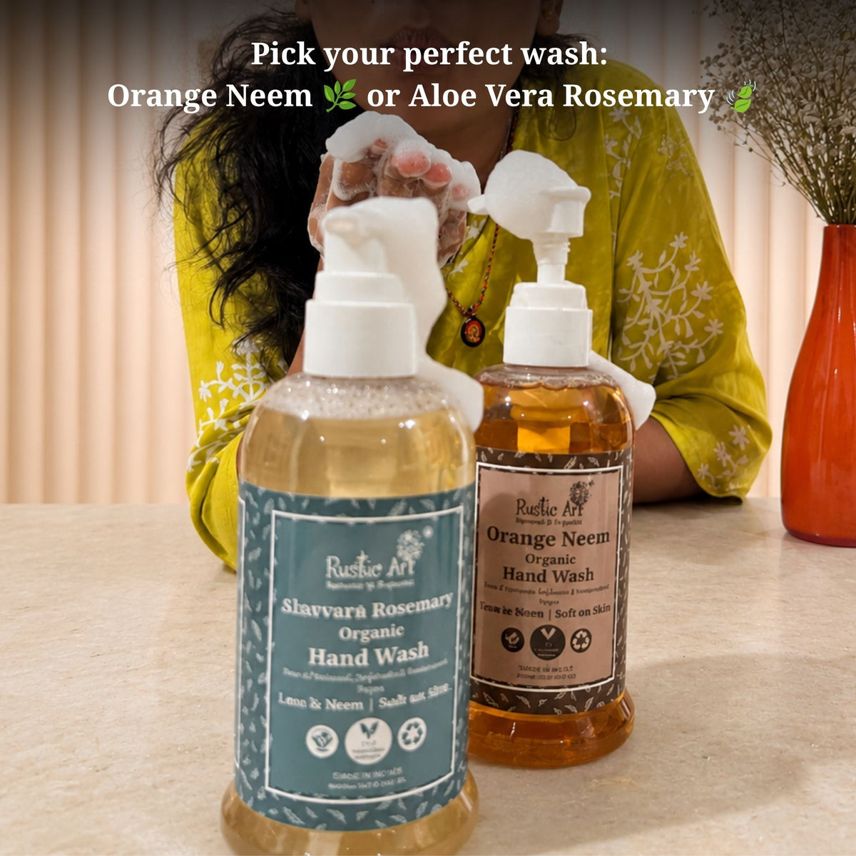 Orange Neem Hand Wash (250ml)