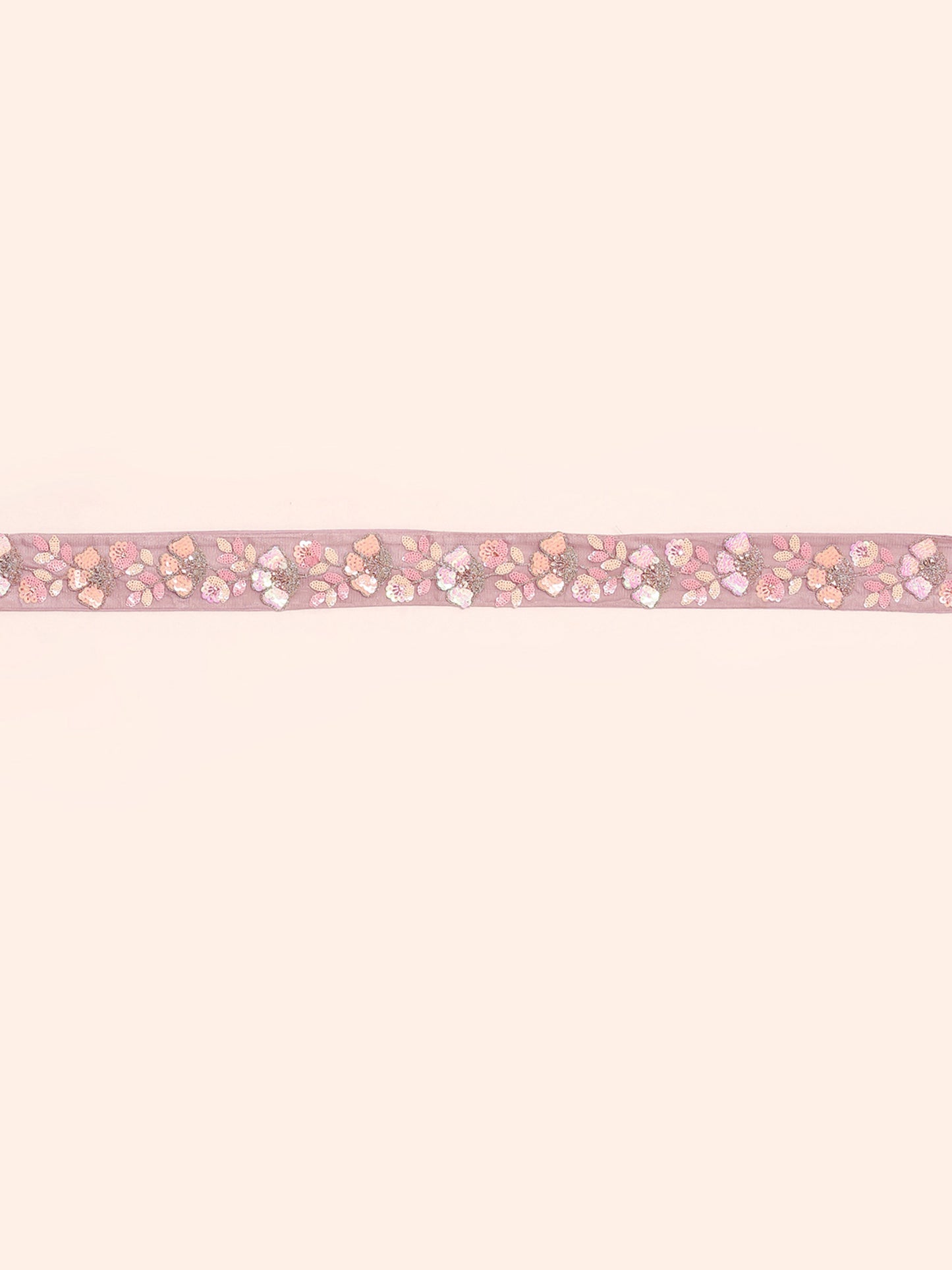 Mauve Net Multi Sequins & Zarkan embroidery Lehenga choli