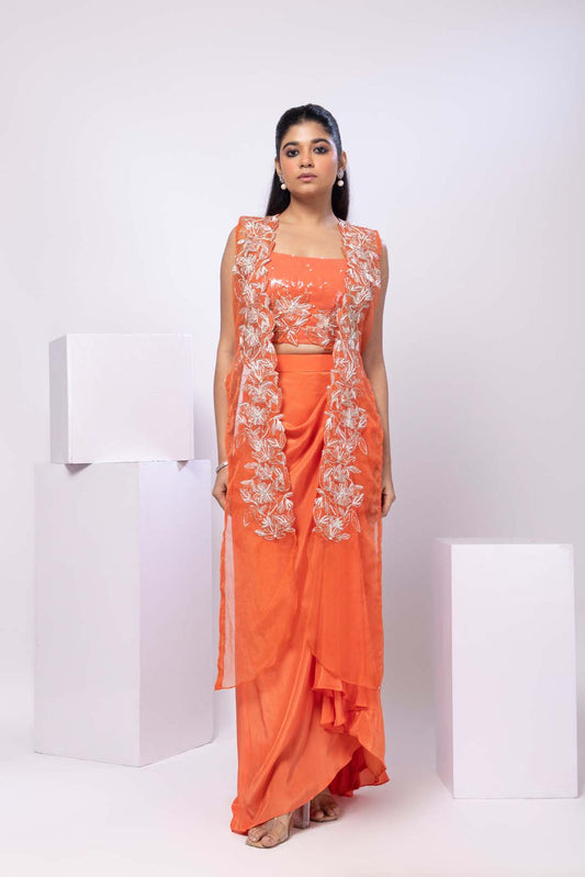 Orange Sunfire co ord set