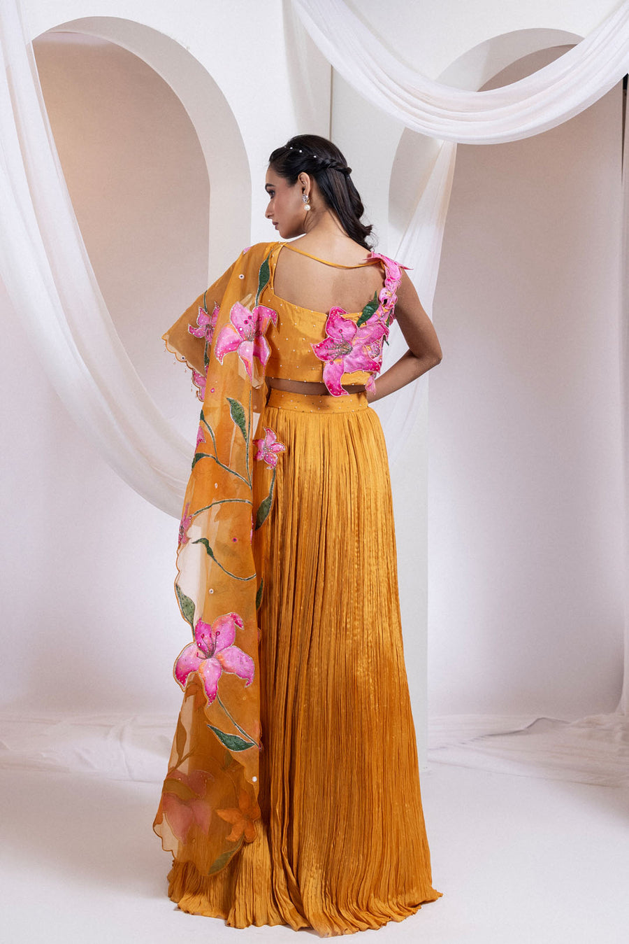 Emberfall Orange Dress