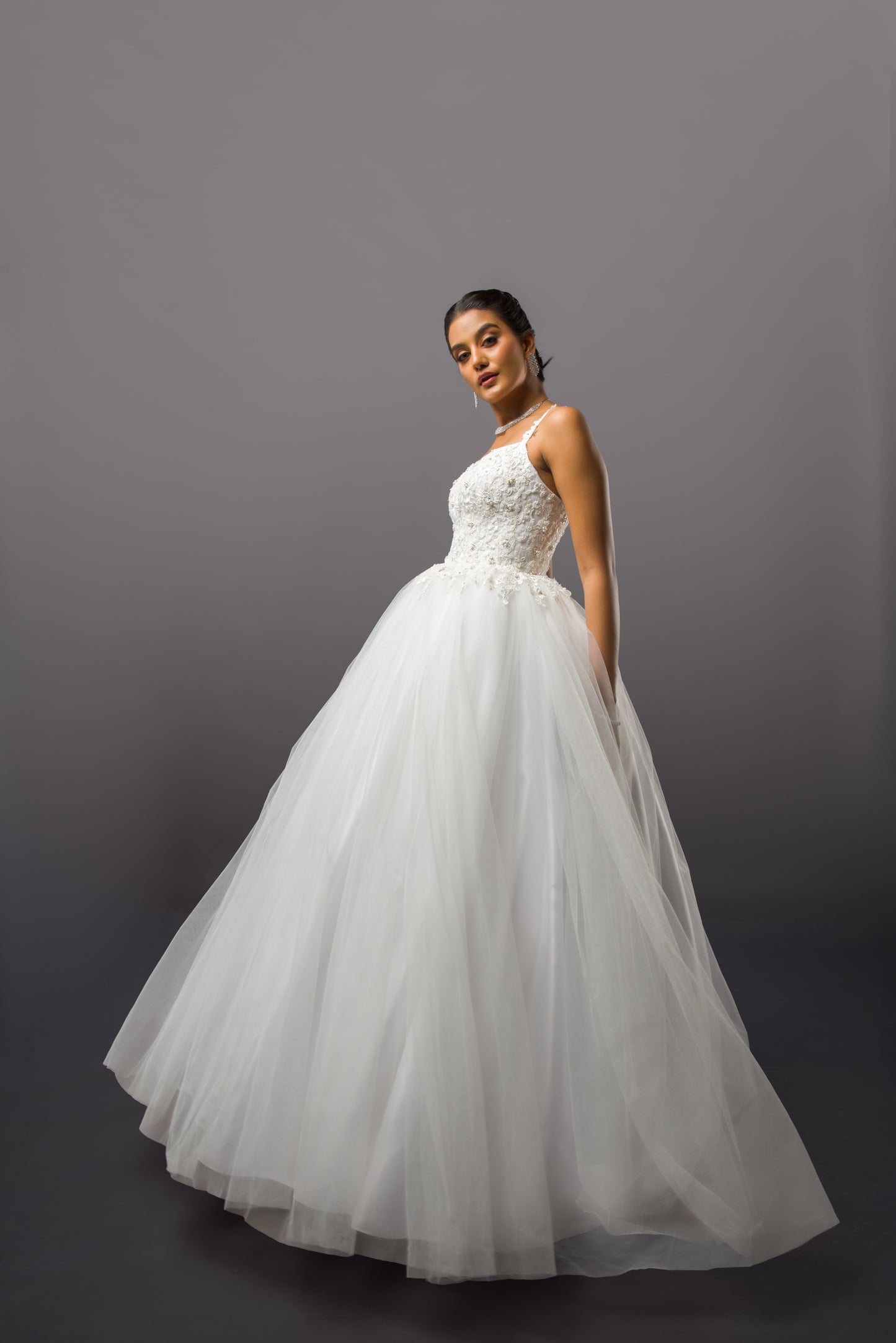 Angel - Christian Wedding Fairy tale Ball Gown with Buckram