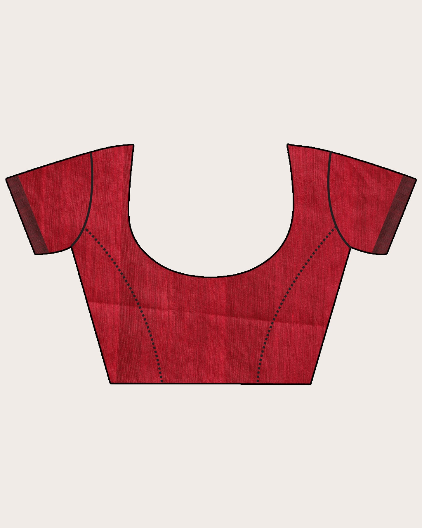 Fuchsia Black Cotton Blend Handloom Tie Dye Jamdani Saree