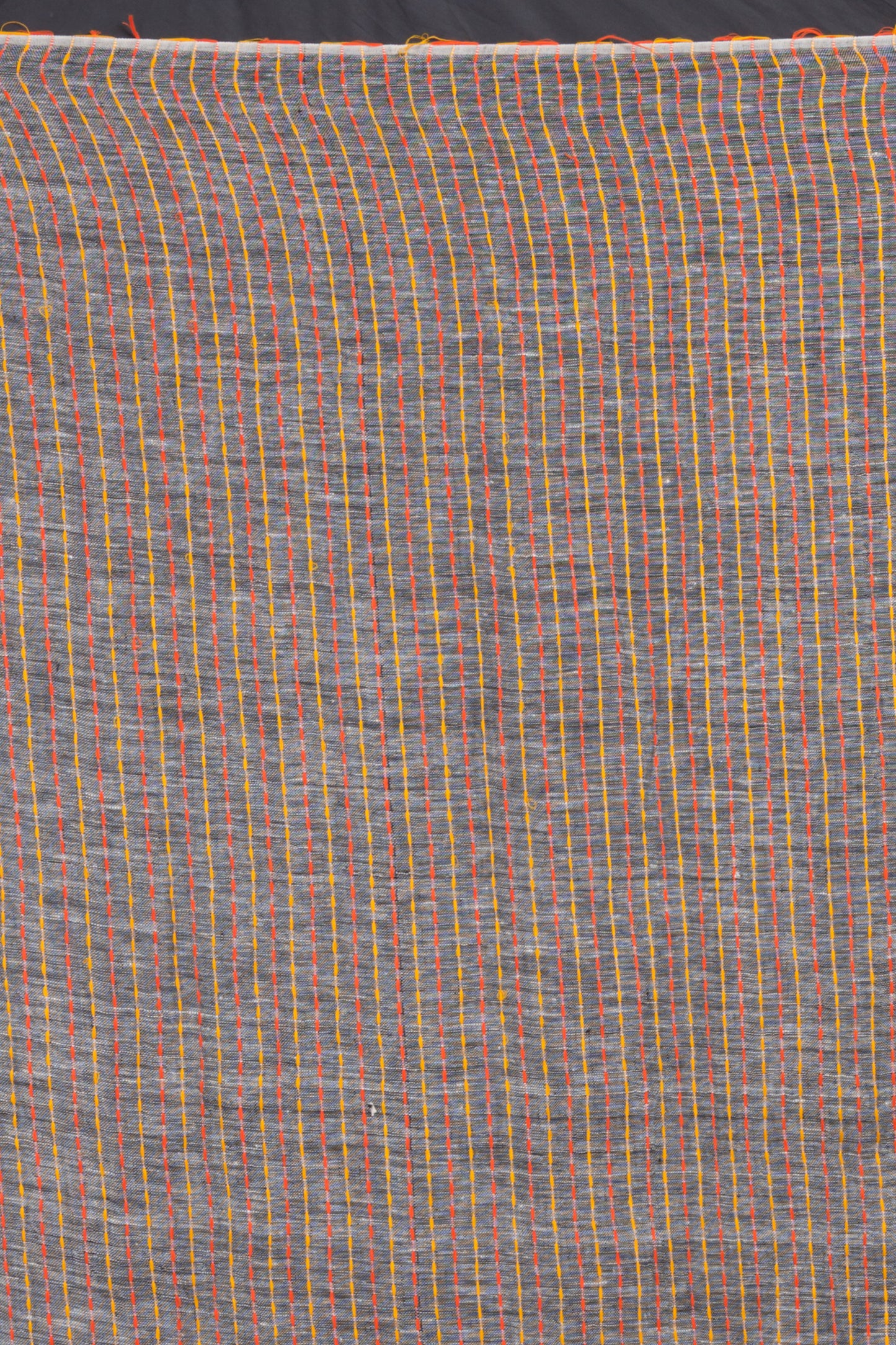 Grey Handloom Linen Saree