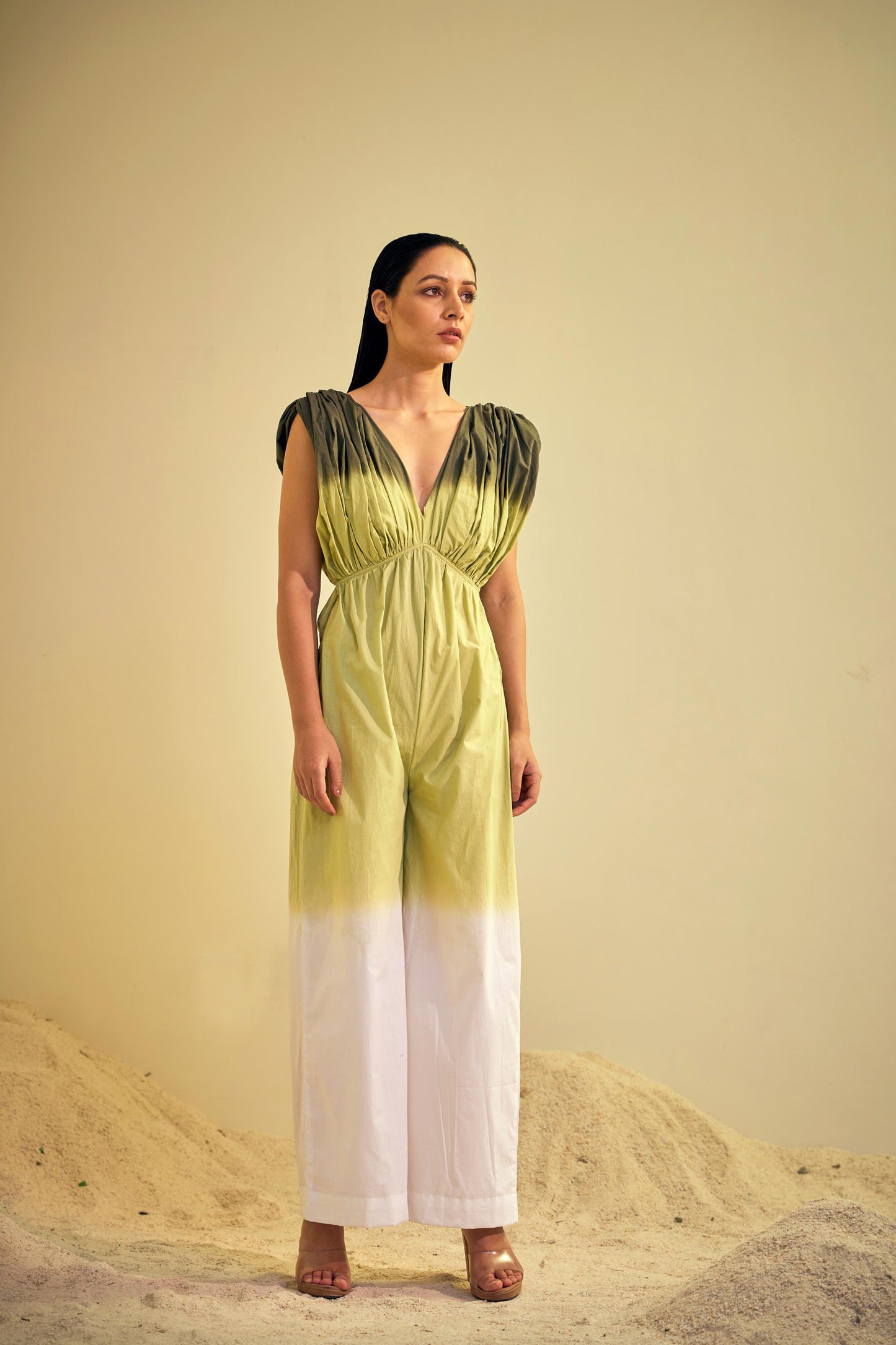 WILLOW Green Jumpsuit