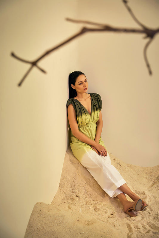 WILLOW Green Jumpsuit