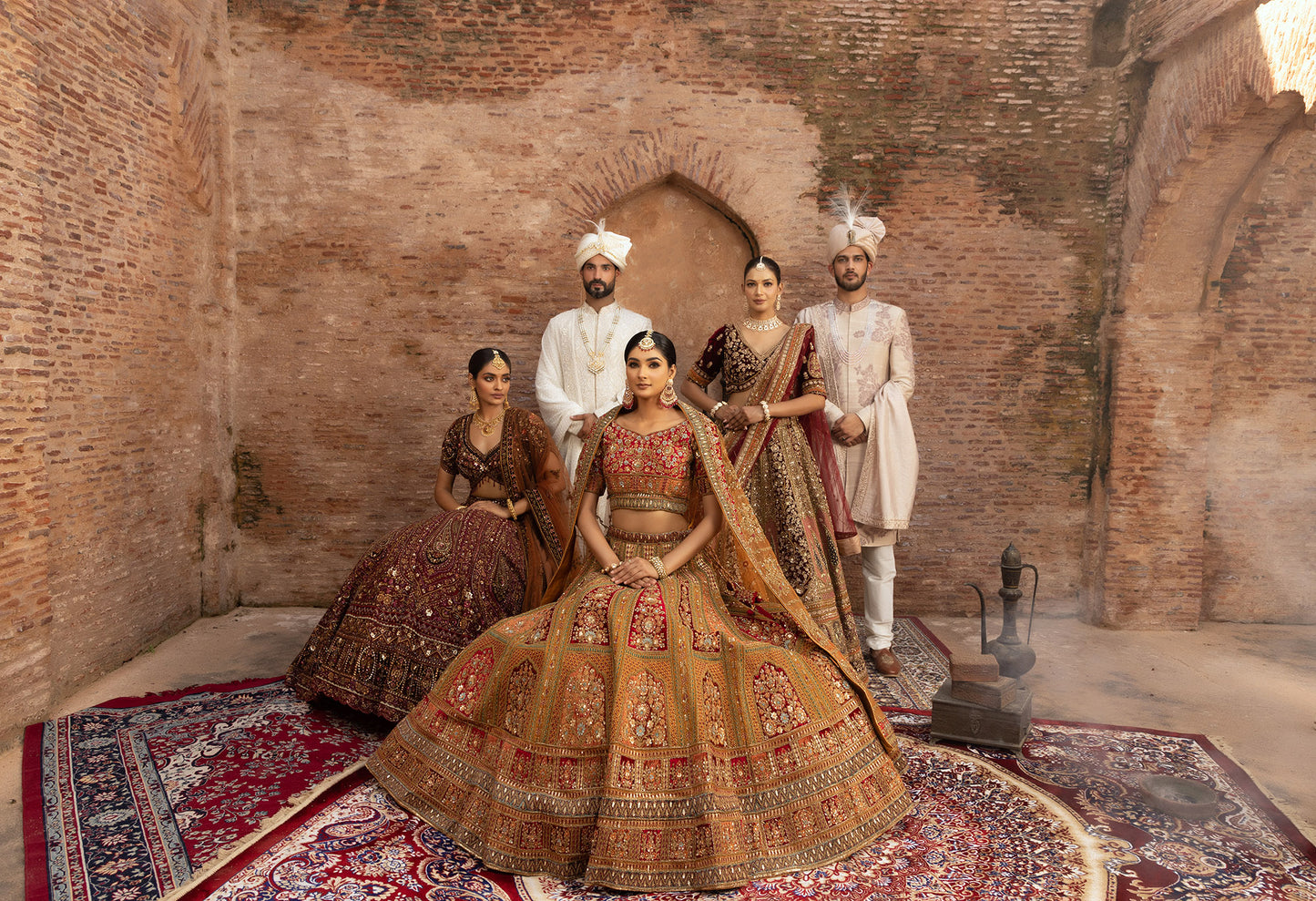 White Thread Work Georgette Sherwani for Wedding