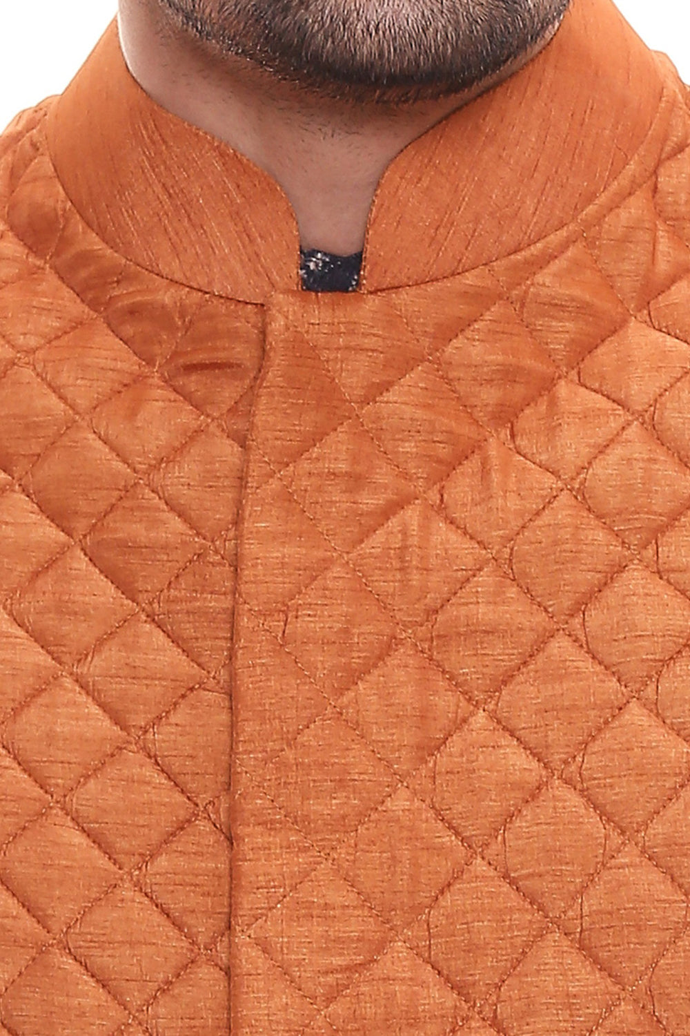 Applique Floral Kurta Set With Chudidaar And Quilted Sleeveless Jacket