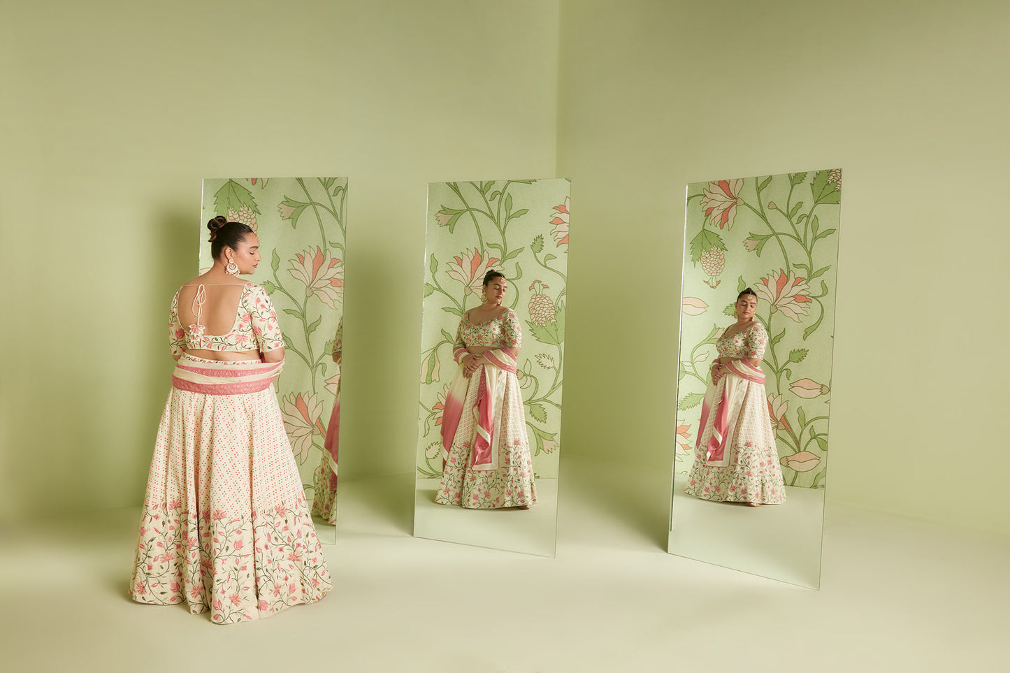 Ivory Hunar Lehenga Set
