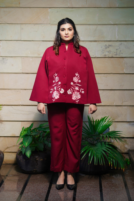 Burgundy Lycra Bloom Set