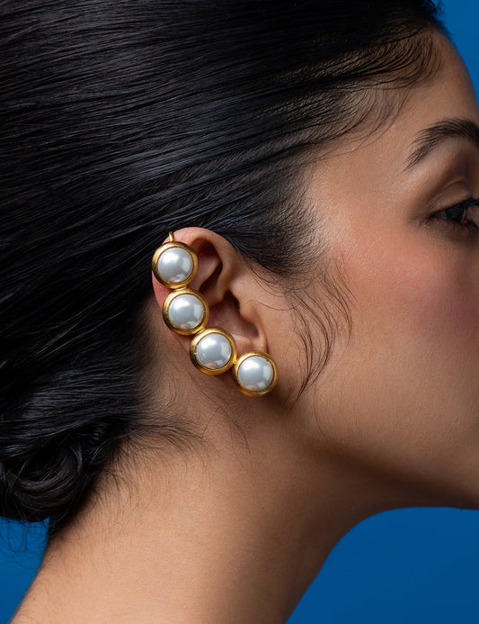 Baroque Pearl Ear Cuff