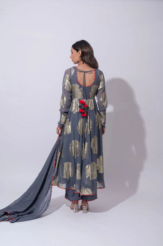 Kiara Grey Kurta Set