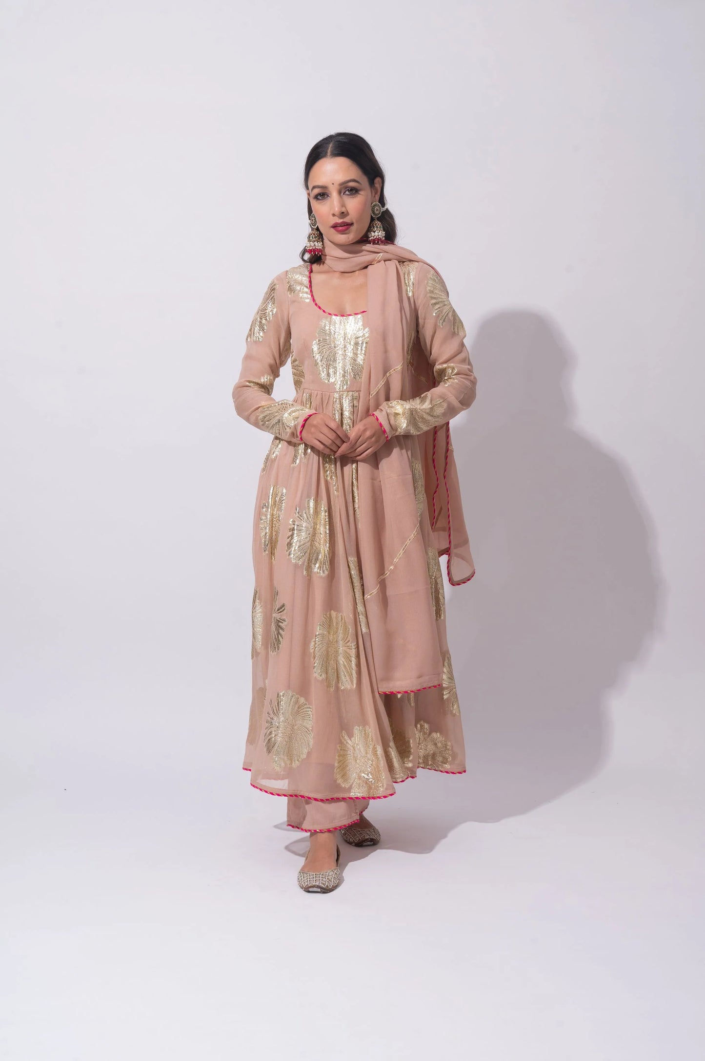 Roop Beige Kurta Set