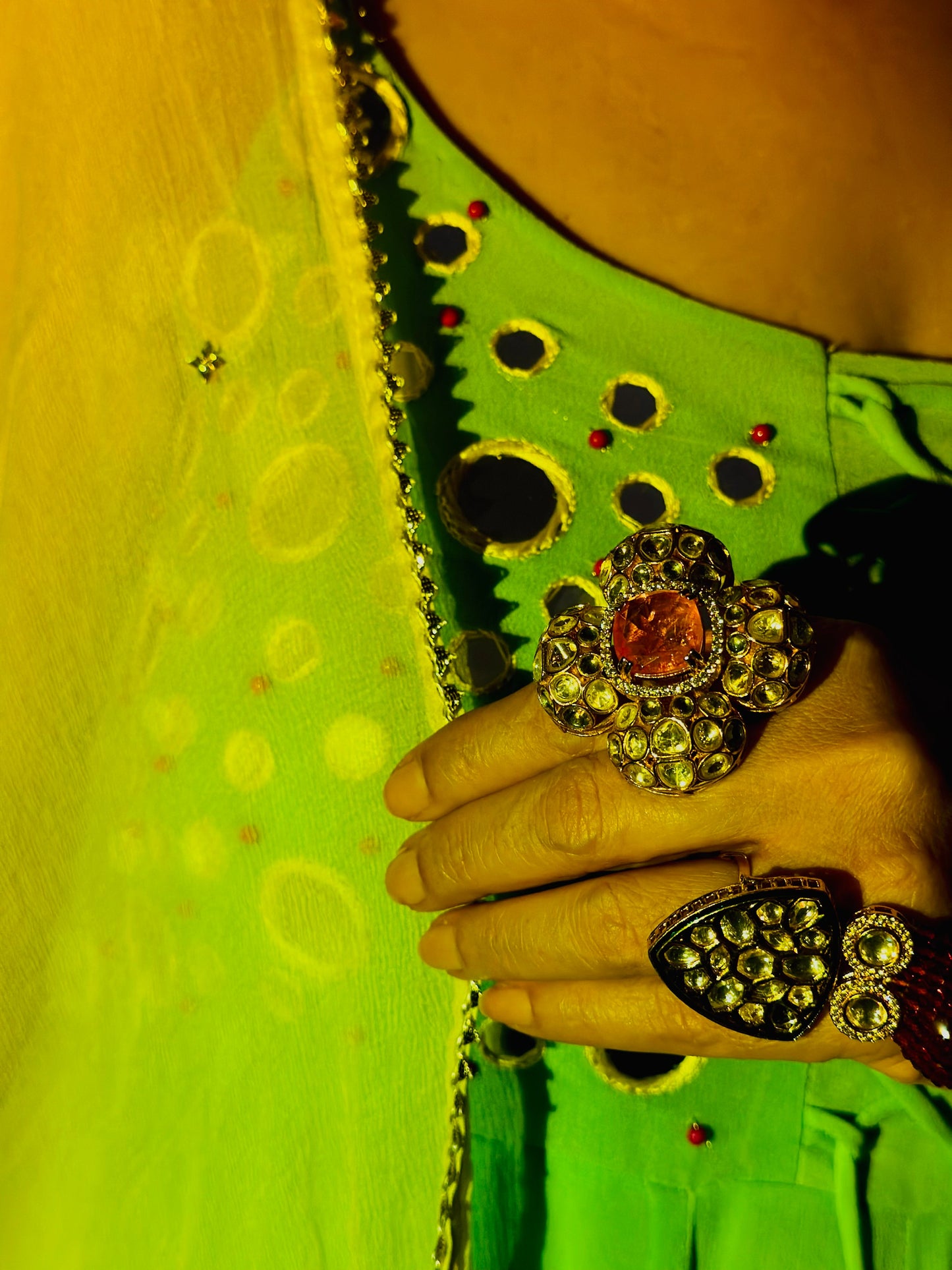 Morganite Floret Finer Ring