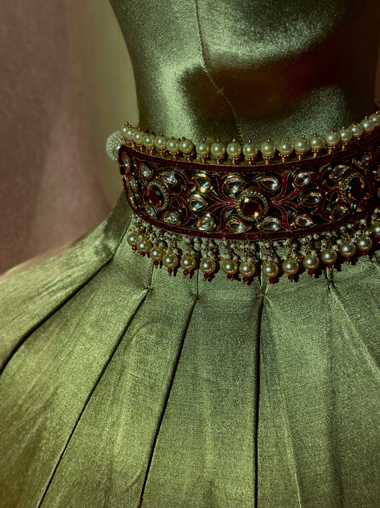 Meenakari Choker Set