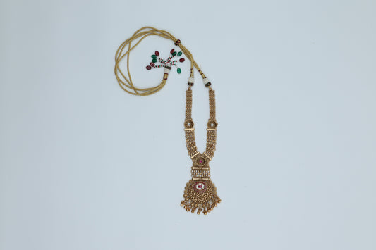 22K Gold Plated Antique Long Set