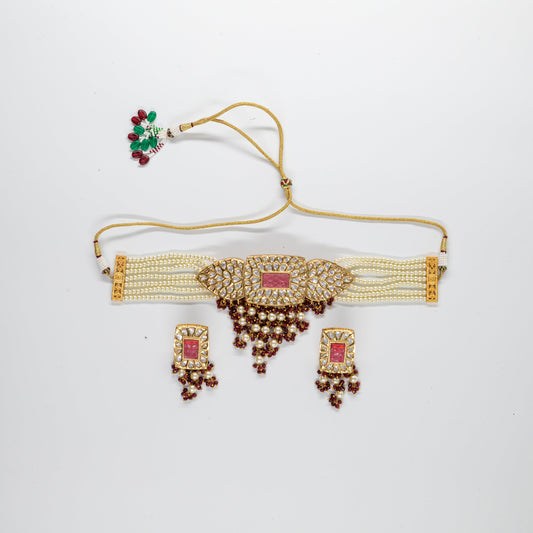 Kundan Pearl Choker