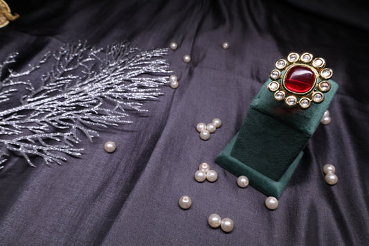 Elegance Extraordinaire Statement Solid Adjustable Ring