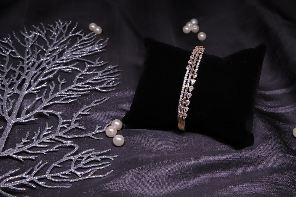 14K Gold Plated Designer Statement Bracelet