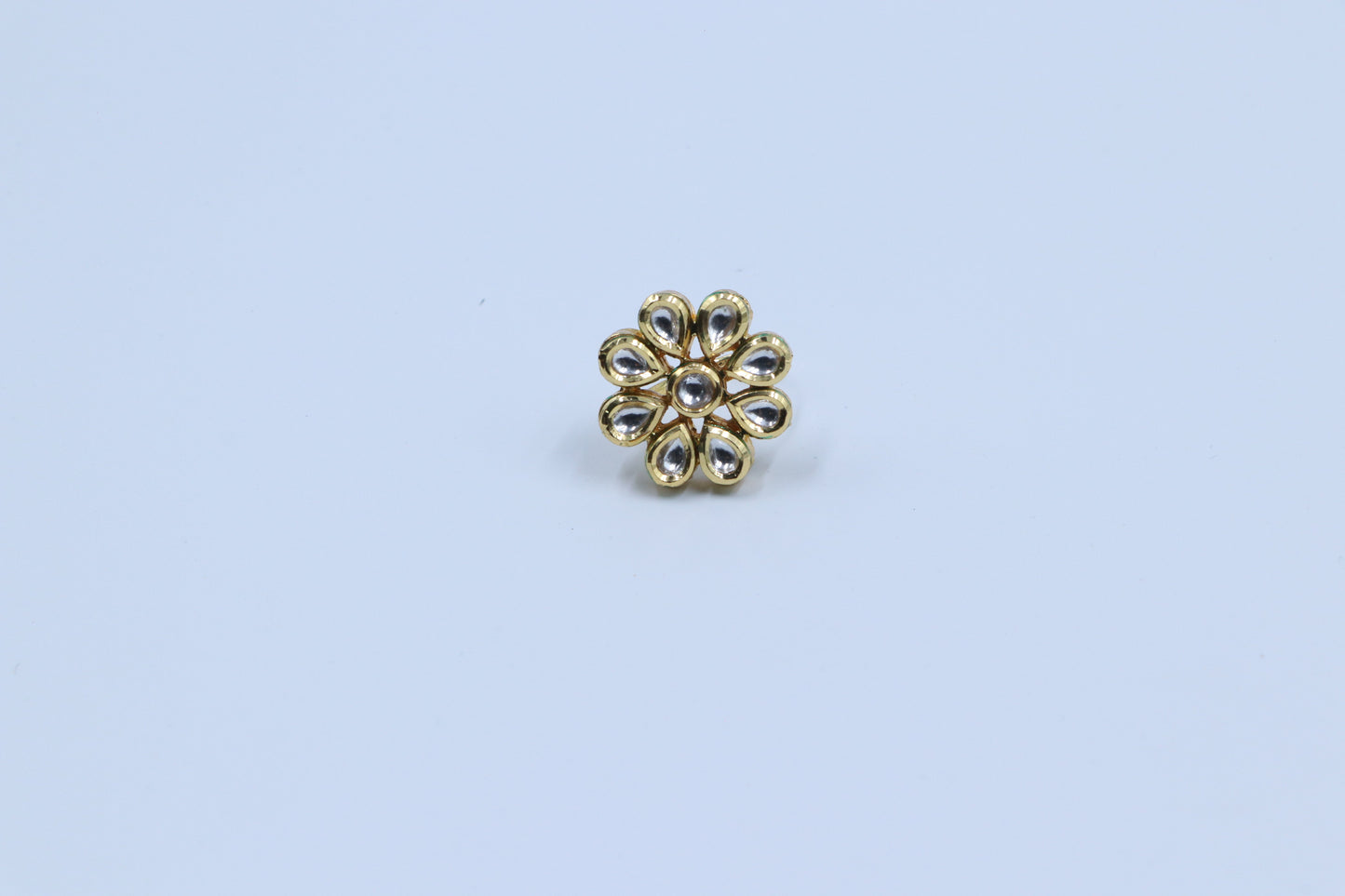 Kundan Adjustable Ring