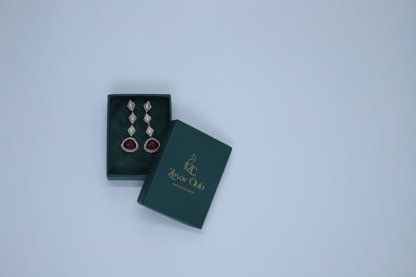 Cocktail Light Weight Diamond Earrings