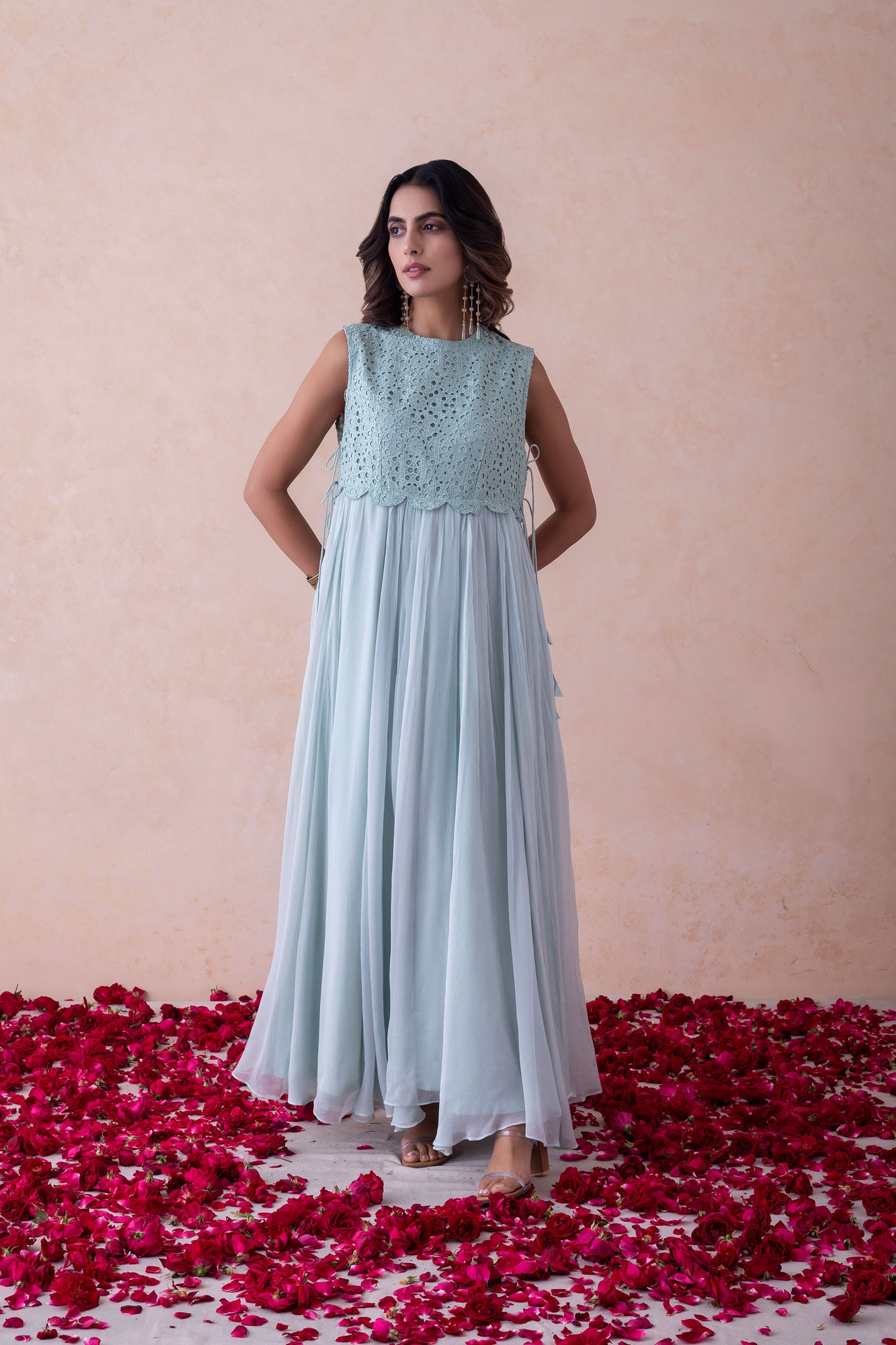 Maia Timeless Grace Schiffli Dress