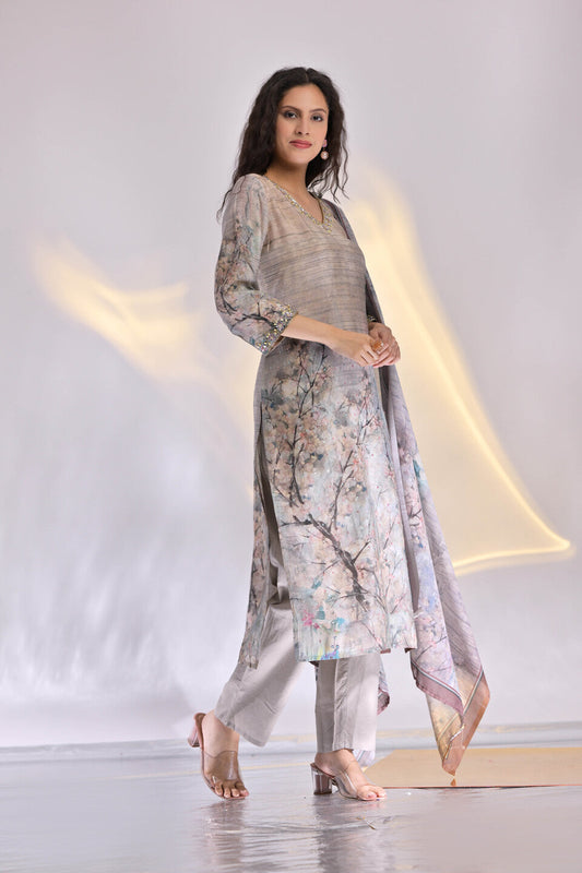Patola Aura Chanderi Suit Set