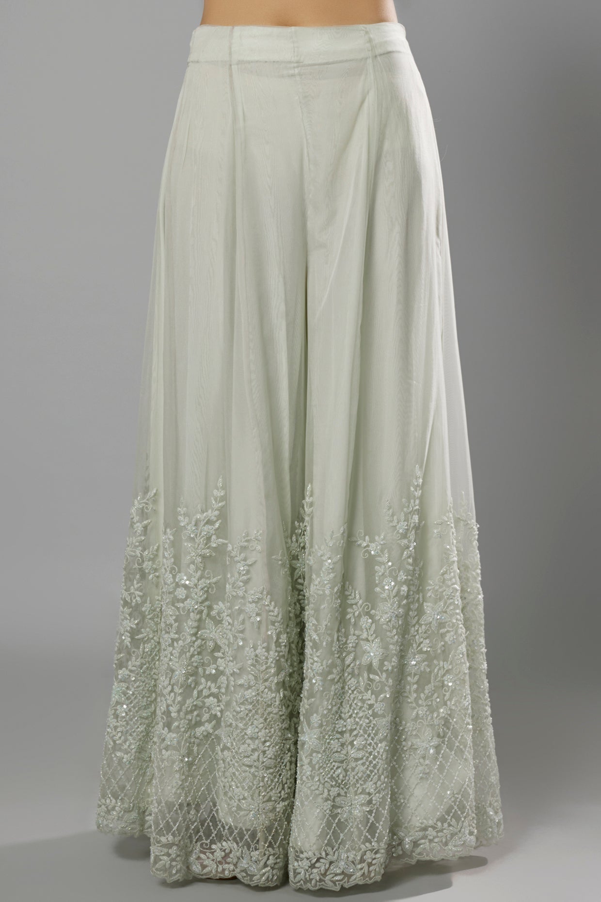 aqua net embroidered sharara set