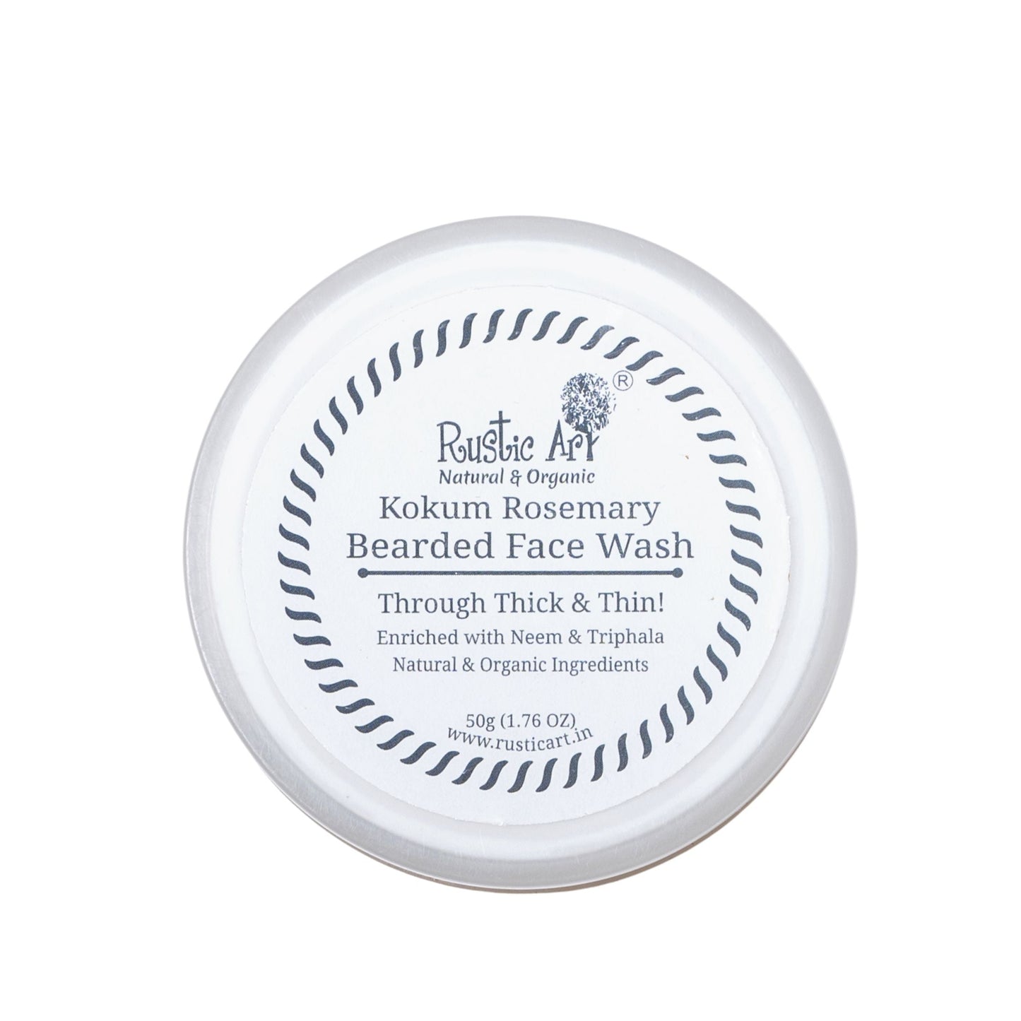 Kokum Rosemary Bearded Face Wash Concentrate (50gm), Rustic Art