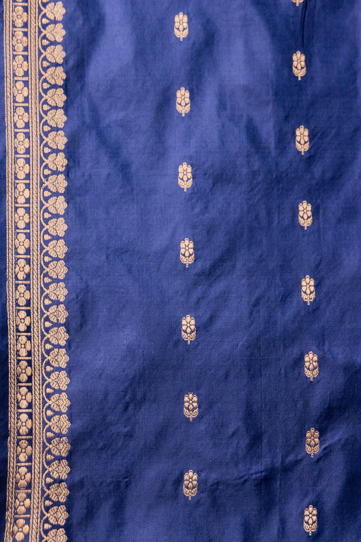 Red Handwoven Kadwa Katan Silk Saree