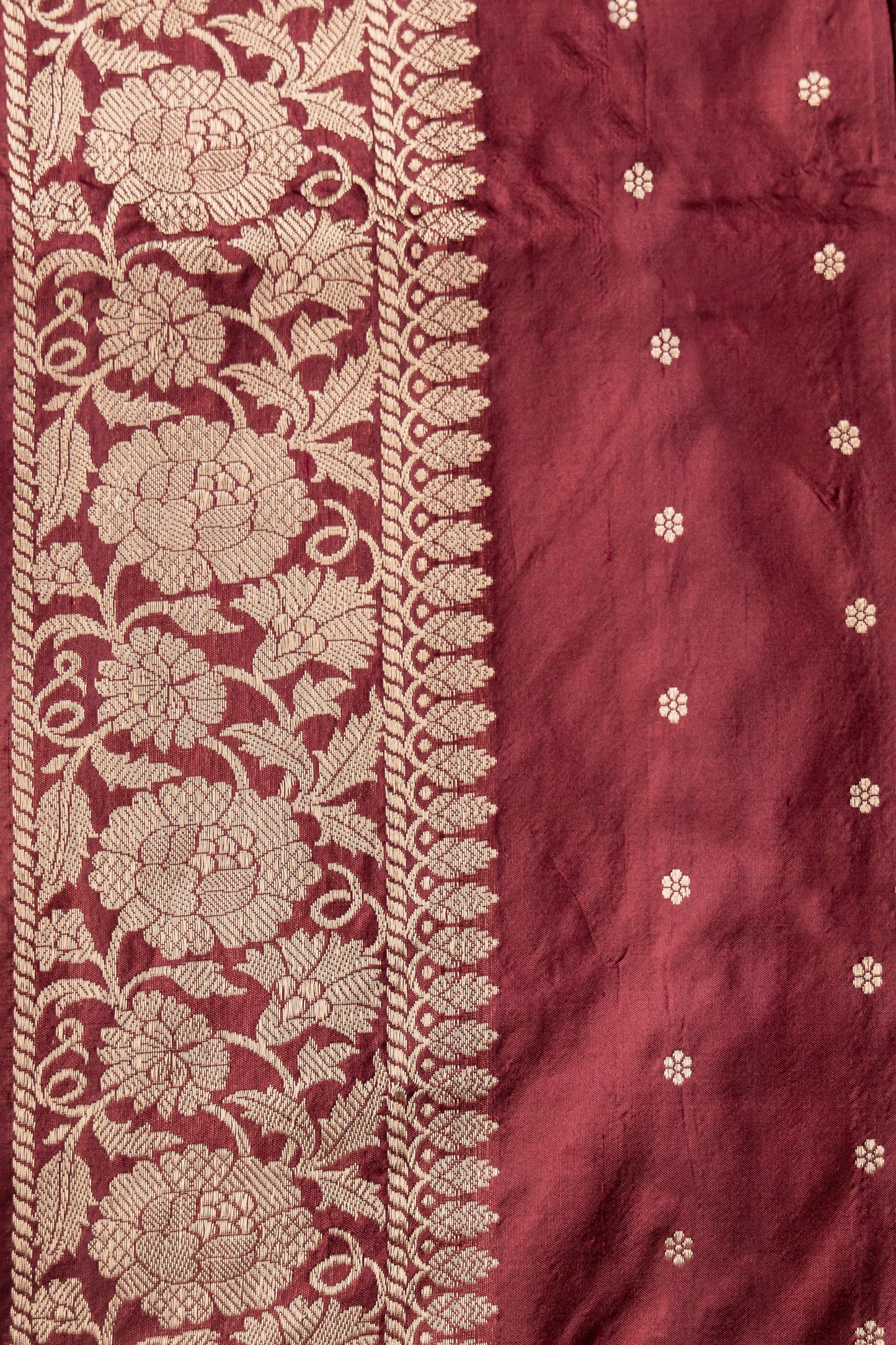 Mustard Handwoven Kadwa Katan Silk Saree - Panaya