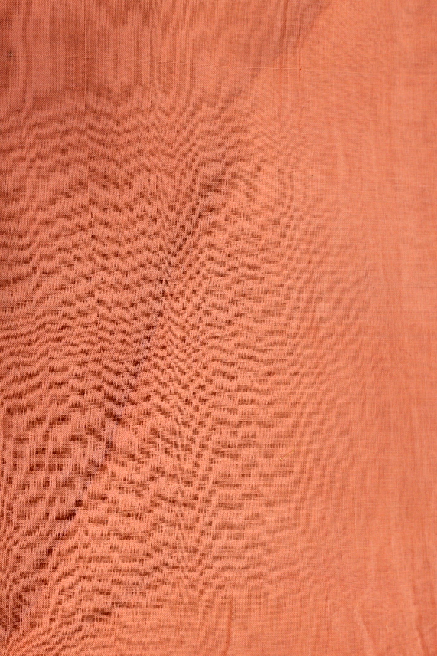 Peach Saree Cotton Handwoven